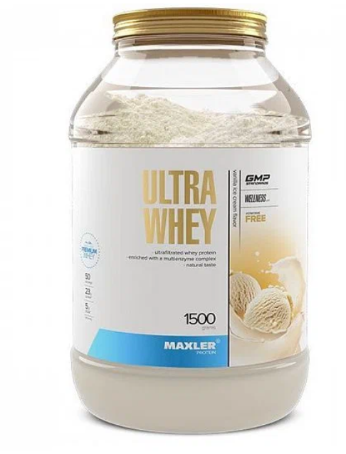#Maxler Ultra Whey 1500g Vanilla Ice Cream фото 1 — 65fit