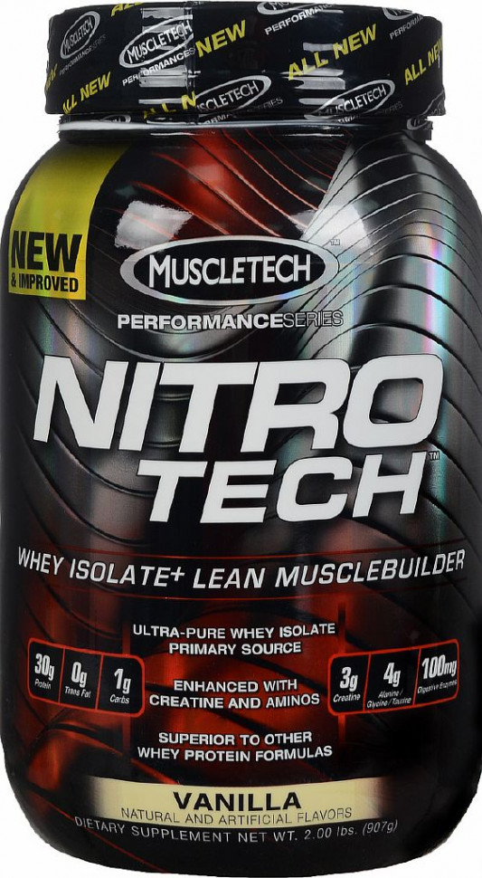 Nitro-Tech Performance Series ваниль 907гр, MuscleTech фото 1 — 65fit