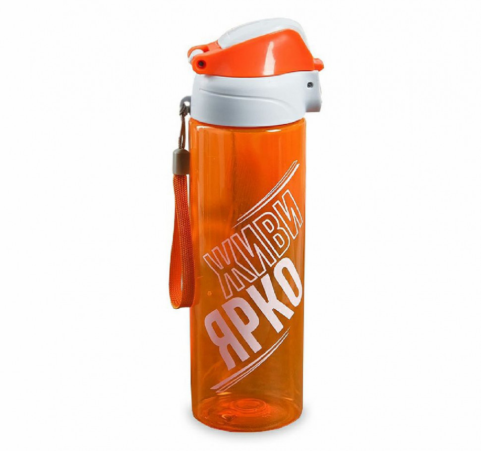Бутылка для воды "Живи Ярко" 600ml фото 1 — 65fit