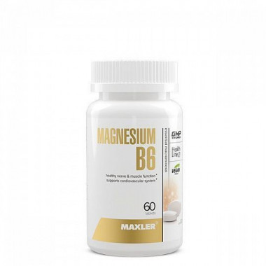 #Maxler  Magnesium B6 60 tabs — 65fit
