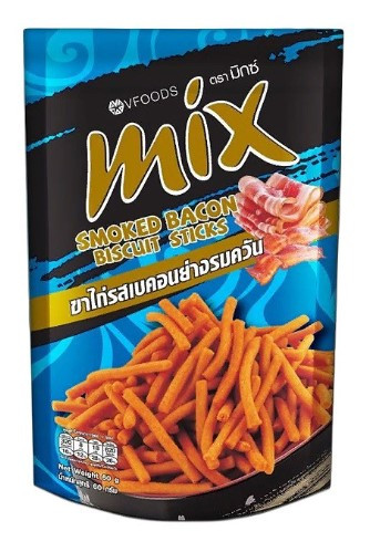 MIX Палочки хрустящие со вкусом копченого бекона 50г — 65fit