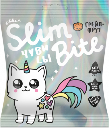 SLIM BITE ЧУВИСЫ Мармелад Грейпфрут 20г — 65fit