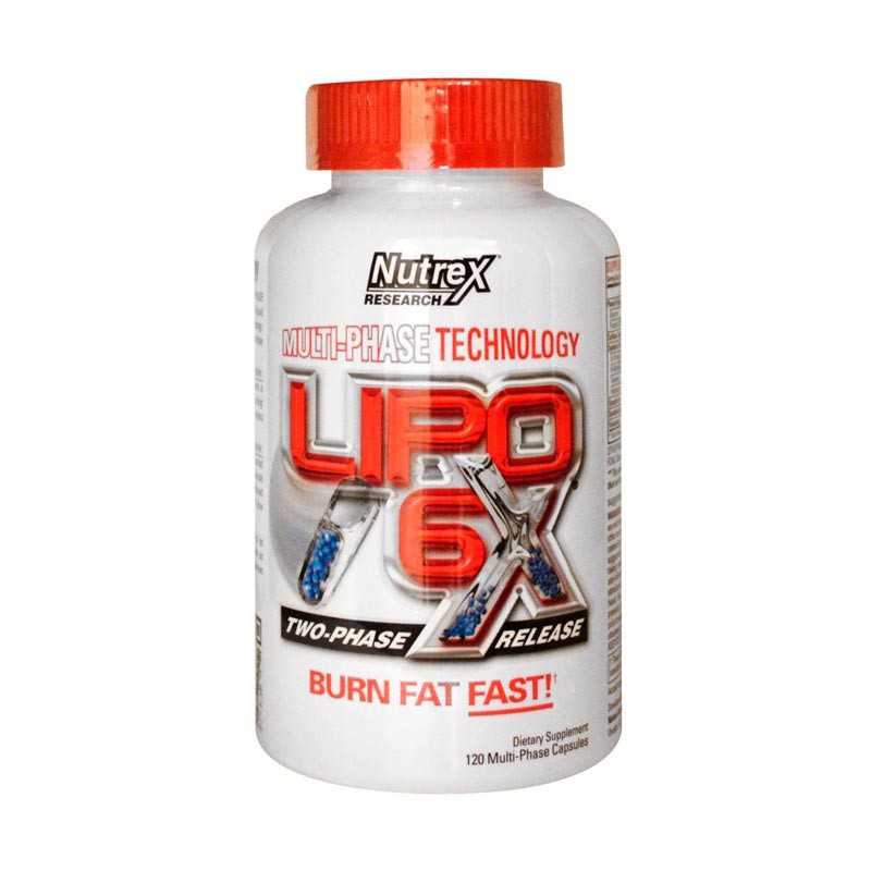 Lipo 6X 120caps, Nutrex фото 1 — 65fit