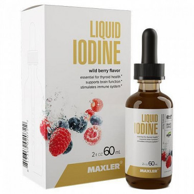 #MAXLER  Iodine drops 60ml/65g Wild Berries — 65fit