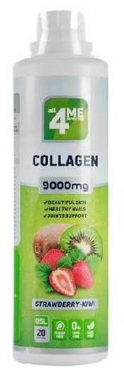 #ALL4ME Collagen concentrate 9000  500ml Клубника -киви фото 1 — 65fit