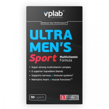 ULTRA MEN'S SPORT Витаминно-минеральный комплекс 90 каплет — 65fit