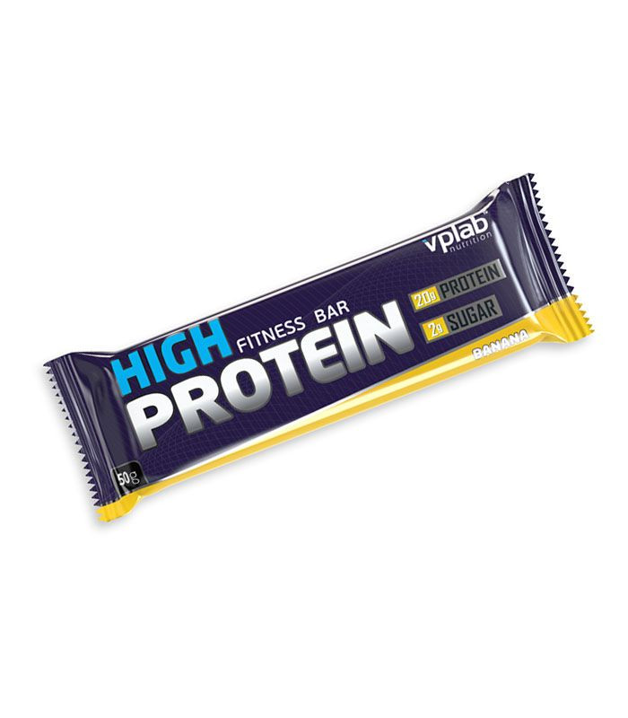 High Protein Bar банан 50гр, VPlab фото 1 — 65fit