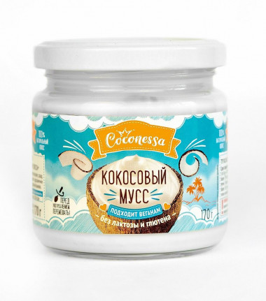 COCONESSA Кокосовый мусс десертный 170г — 65fit
