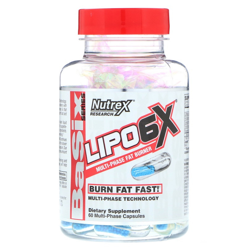 Lipo 6X 60caps, Nutrex фото 1 — 65fit