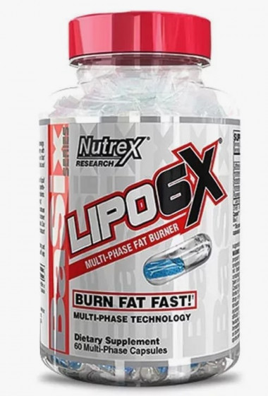 Lipo 6X 60caps, Nutrex — 65fit