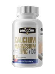 MAXLER Calcium Zinc Magnesium + D3 90 tabs — 65fit