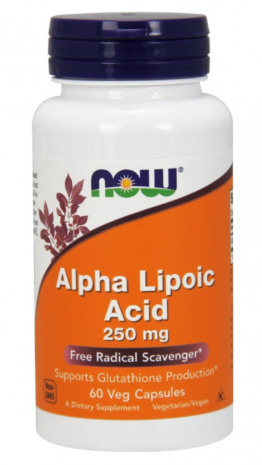 #NOW Alpha Lipoic Acid 250 mg 120 Capsules — 65fit