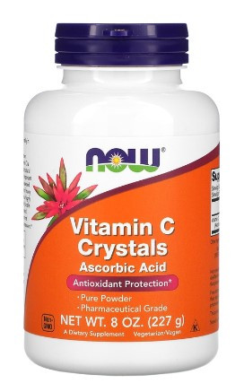 #NOW Vitamin C Crystals 227g фото 1 — 65fit