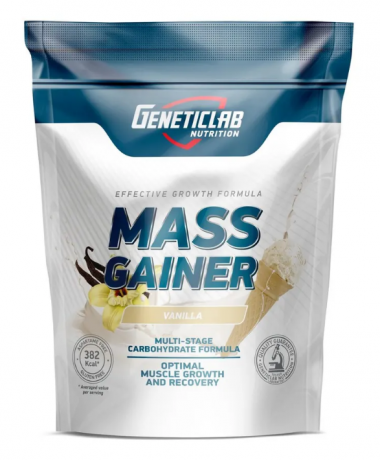#GeneticLab MASS Gainer Ваниль 1000g &mdash; 65fit