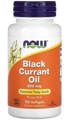 #NOW Black Currant Oil 500mg 100softgel фото 1 — 65fit