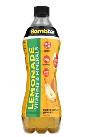 BOMBBAR Напиток б/а "Лимонад со вкусом груши" ПЭТ 500мл/12 фото 1 — 65fit
