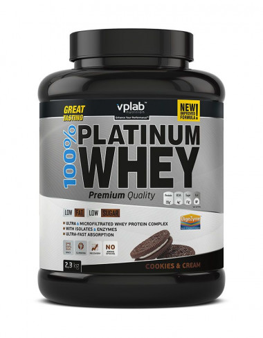 100% Platinum Whey печенье 2,3кг, VPlab — 65fit