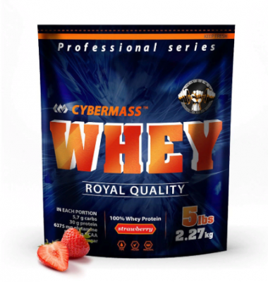 Whey клубника 2270g, Cybermass — 65fit