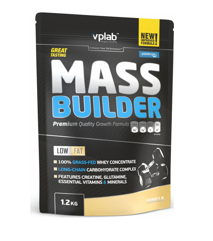 Mass builder Ваниль 1,2кг, VPlab фото 1 — 65fit