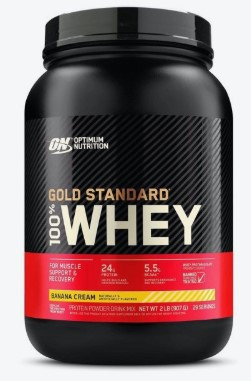 ON GOLD STANDARD 100% CASEIN Протеин Banana Cream 2 lb (908г) — 65fit