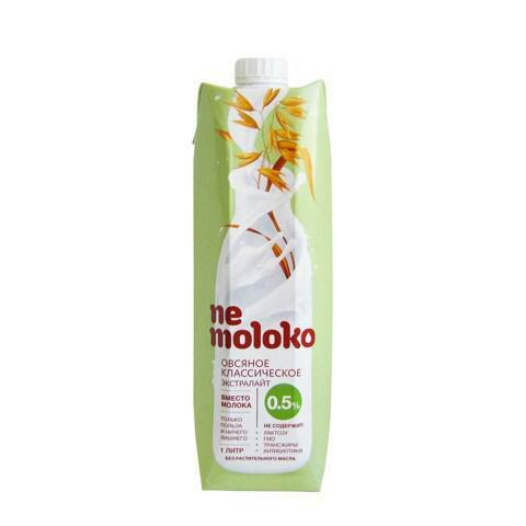 Nemoloko Напиток овсяный классический экстралайт 1л/12 фото 1 — 65fit