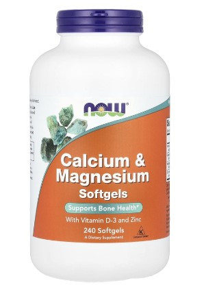#NOW Calcium-Magnesium+D+Zinc 240 caps — 65fit