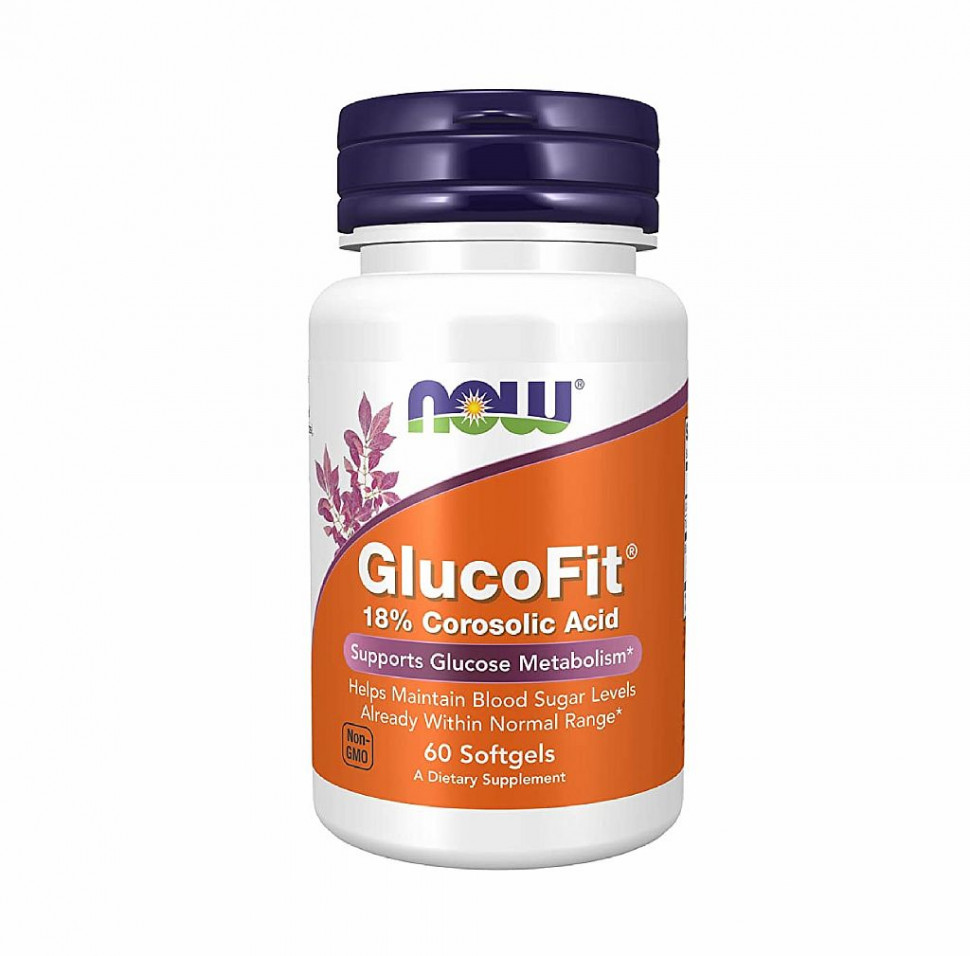 #NOW Glucofit  60 Veg Capsules фото 1 — 65fit