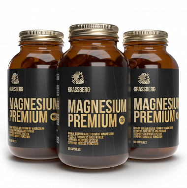 #GRASSBERG  Magnesium B6 60tab — 65fit