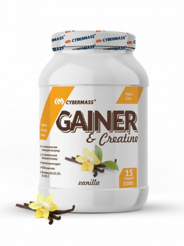 #Cybermass Gainer+Creatine Ваниль 1500g — 65fit