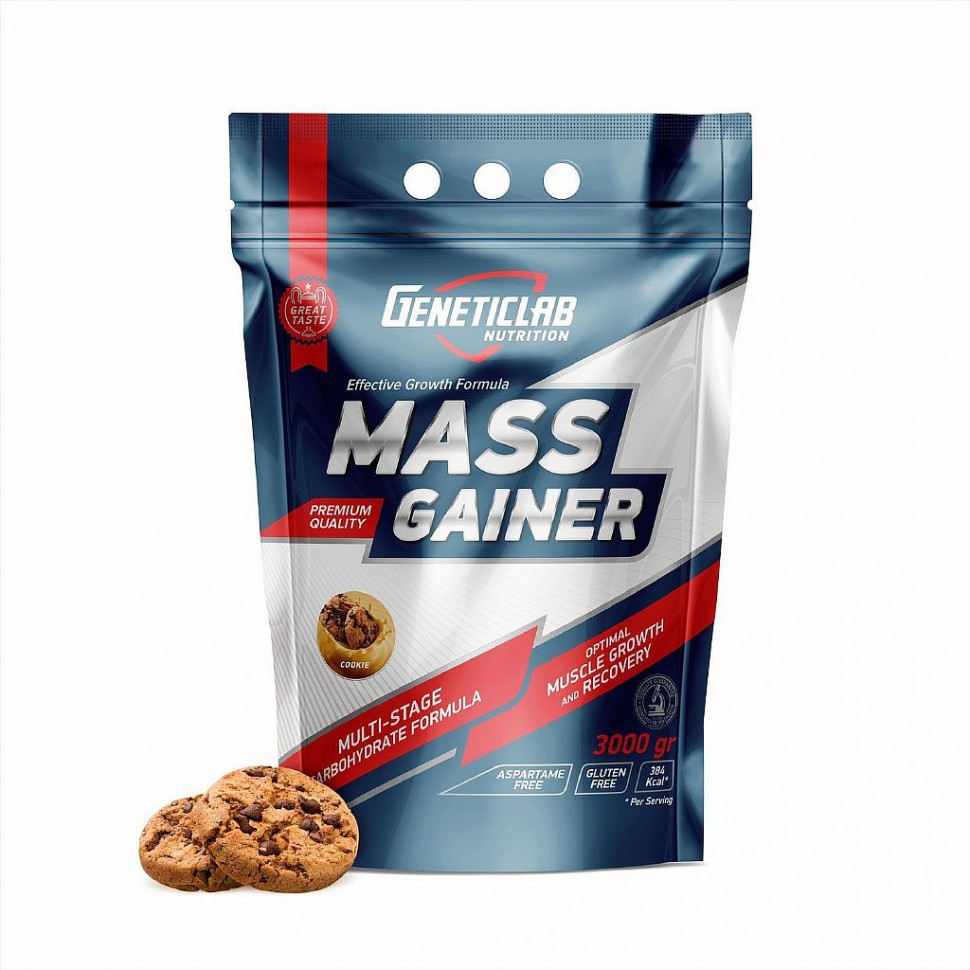 #GeneticLab MASS Gainer Печенье 1000g фото 1 — 65fit