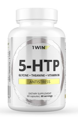 1WIN 5HTP глицин в капсулах, 60 капсул., бад фото 1 — 65fit