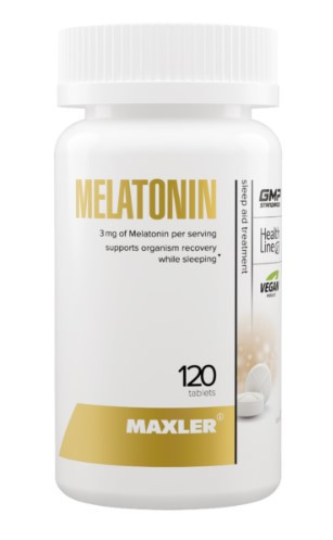 MAXLER Melatonin 3 mg 120 tabs — 65fit