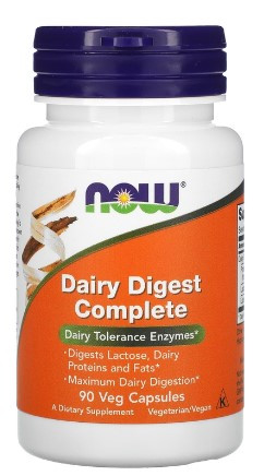 #NOW Dairy digest Complete 90Veg Capsules — 65fit