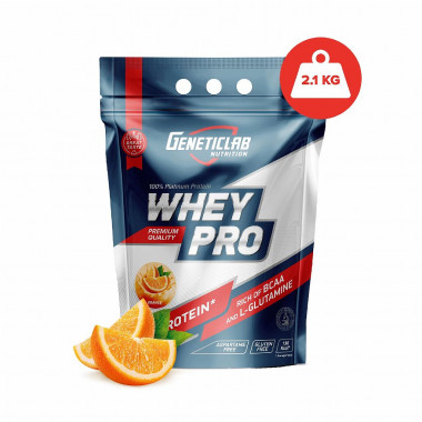 #GeneticLab WHEY PRO 2100g Апельсин — 65fit