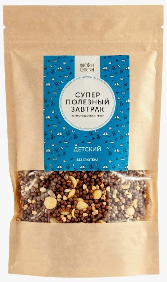 Настин сластин Завтрак из пророщенной зел. гречки "Детский" 130гр фото 1 — 65fit