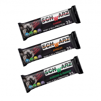 SCHWARZ Батончик PROTEIN 33% "Миндаль и Арахис" 50г фото 1 — 65fit