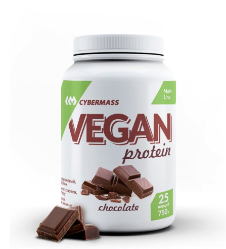 Vegan Protein шоколад 750g, Cybermass фото 1 — 65fit