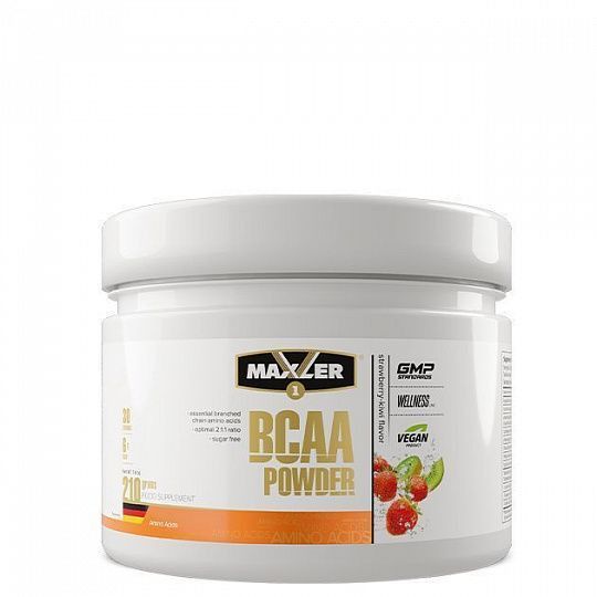 #MAXLER Аминокислоты BCAA 2:1:1 Powder без сахара 210гр Клубника-киви фото 1 — 65fit