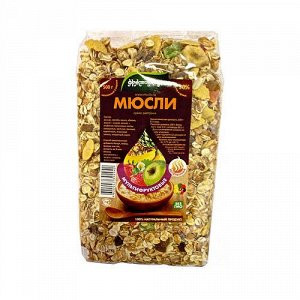 Мюсли без добавления сахара Мультифруктовые 500гр, Фруктовница — 65fit