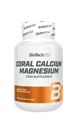 Coral Calcium Magnesium 100tabs, BioTech фото 1 — 65fit