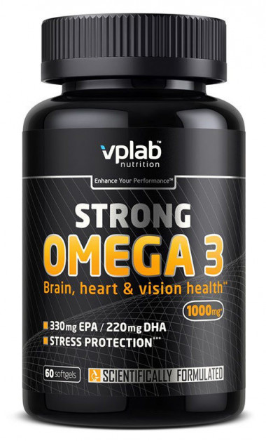 VPLAB STRONG OMEGA 3 60 капсул — 65fit