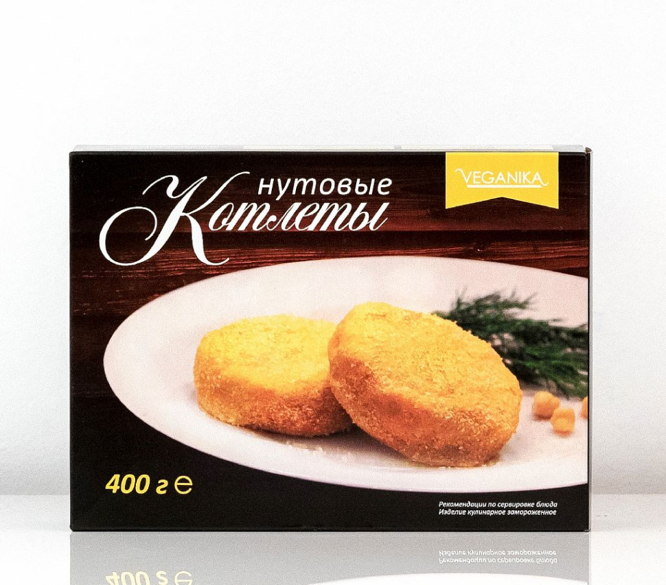 VEGANIKA Котлеты нутовые 400г фото 1 — 65fit