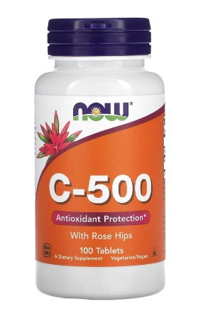 #NOW Vitamin C-500 RH 100 tab фото 1 — 65fit