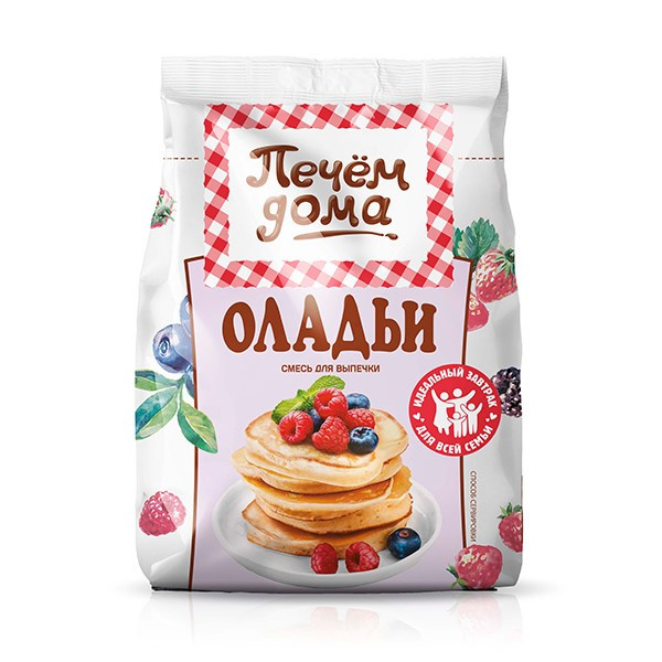 Смесь для выпечки Печем дома "Оладьи" 250 г/8 уп в кор фото 1 — 65fit