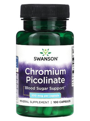 #SWANSON Chromium Picolinate 200 mcg 100 caps фото 1 — 65fit