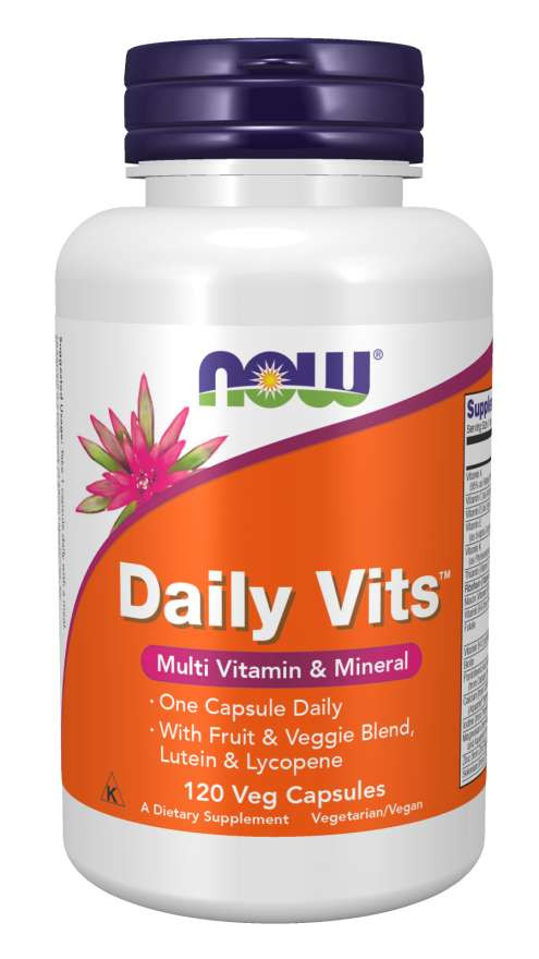 NOW Daily Vits™ Multi Vitamin & Mineral 120 Veg Capsules фото 1 — 65fit