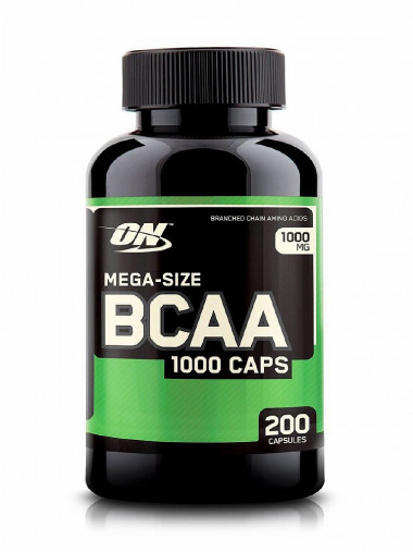 ON MEGA-SIZE Аминокислоты BCAA 1000 CAPS 200 капсул — 65fit