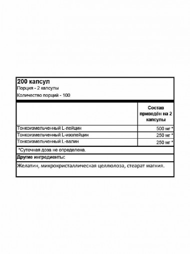 ON MEGA-SIZE Аминокислоты BCAA 1000 CAPS 200 капсул — 65fit