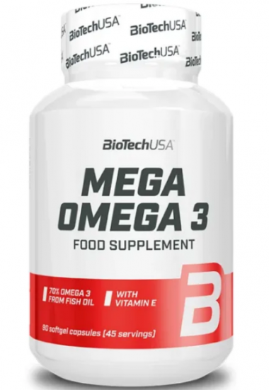 #BioTech Mega Omega 3  90 caps — 65fit