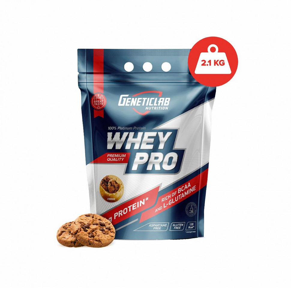 #GeneticLab WHEY PRO 2100g Печенье фото 1 — 65fit